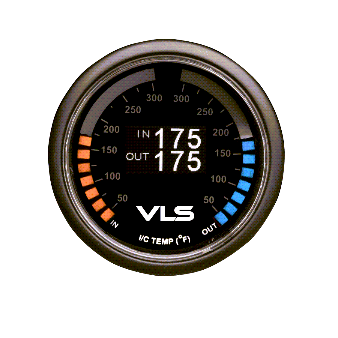 VLS Intercooler Dual Temperature OLED Gauge - Revel USA