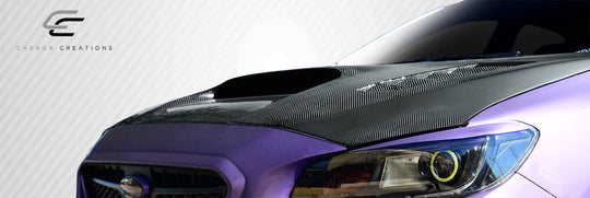 Carbon Creations 2015-2021 Subaru WRX and STI NBR Concept Hood - 1 Piece - Dirty Racing Products