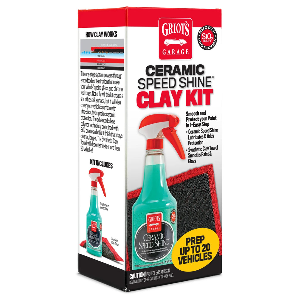 Griots Garage Ceramic Speed Shine Clay Kit