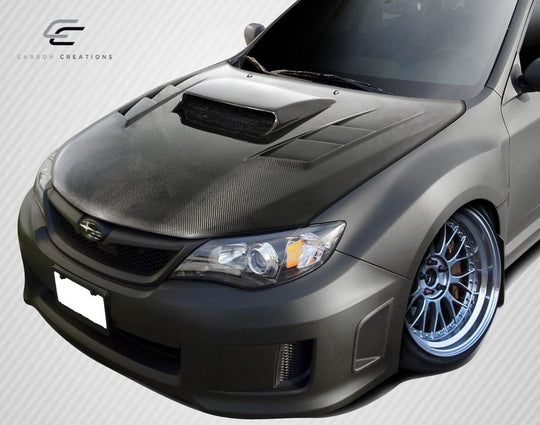 Carbon Creations 2008-2011 Subaru Impreza / 2008-2014 WRX STI DriTech C-1 Hood - 1 Piece