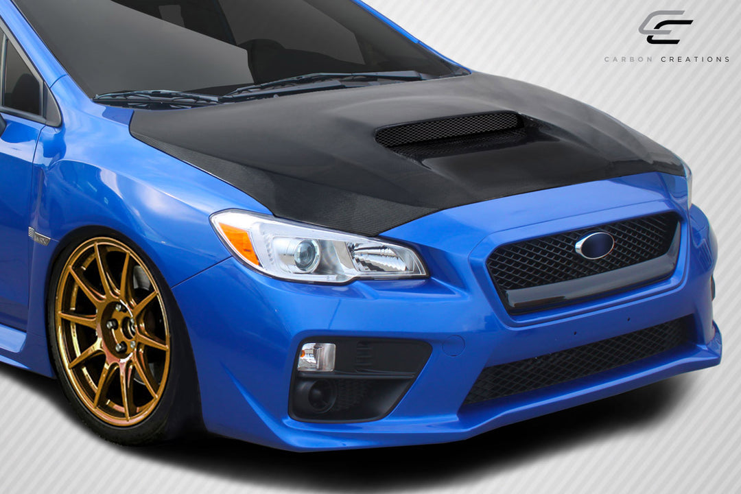 Carbon Creations 2015-2021 Subaru WRX Dritech OEM Look Hood - 1 Piece