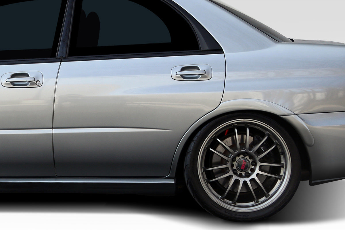 Duraflex 2002-2007 Subaru Impreza WRX STI 4DR STI Look Rear Fender Flares - 4 Piece