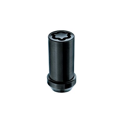 McGard Black Tuner Style Cone Seat Wheel Lock Set (M14 x 1.5 Thread Size) – Set of 4; Set of 4 Locks and 1 Key