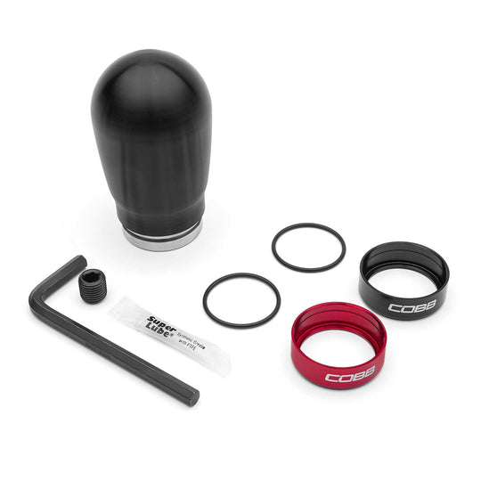 COBB Tall Weighted Shift Knob for Subaru BRZ, Scion FR-S, Toyota GT-86/GR86, Ford Focus ST/RS, Fiesta ST