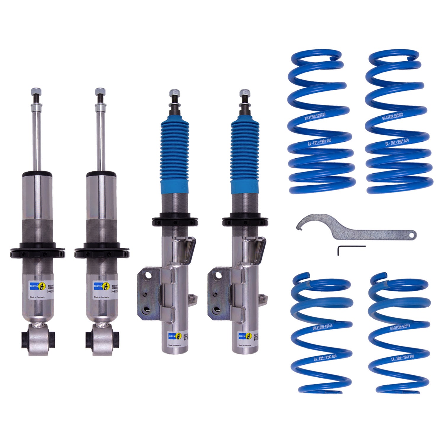 Bilstein B14 (PSS) Coilover Suspension Kit Scion FR-S 2016-2013, Subaru BRZ 2020-2013, BRZ 2024-2022, Toyota 86 2020-2017, GR86 2024-2022