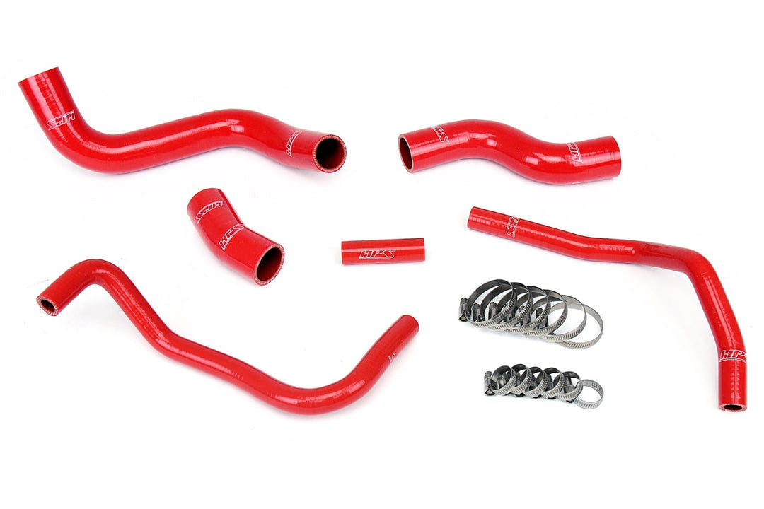 HPS Silicone Radiator + Heater Coolant Hose Kit for Subaru 2013-2020 BRZ, Scion 2013-2016 FRS and Toyota 2017-2020 86 Red