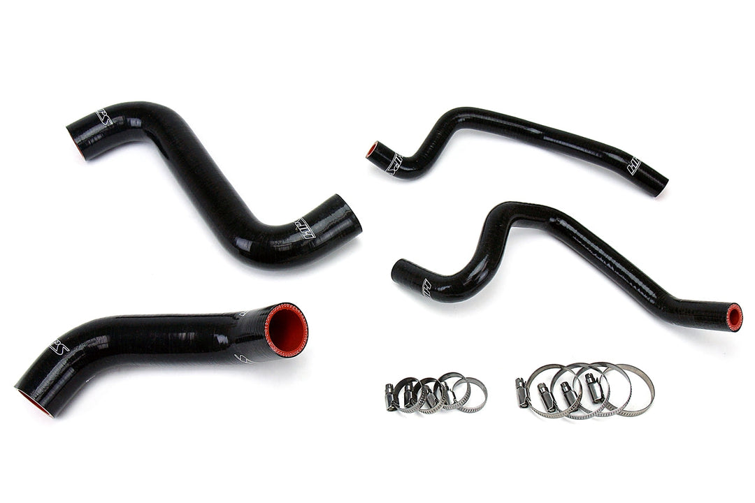 HPS Reinforced Silicone Radiator + Heater Hose Kit for 2002-2003 Subaru WRX 2.0L Turbo Black