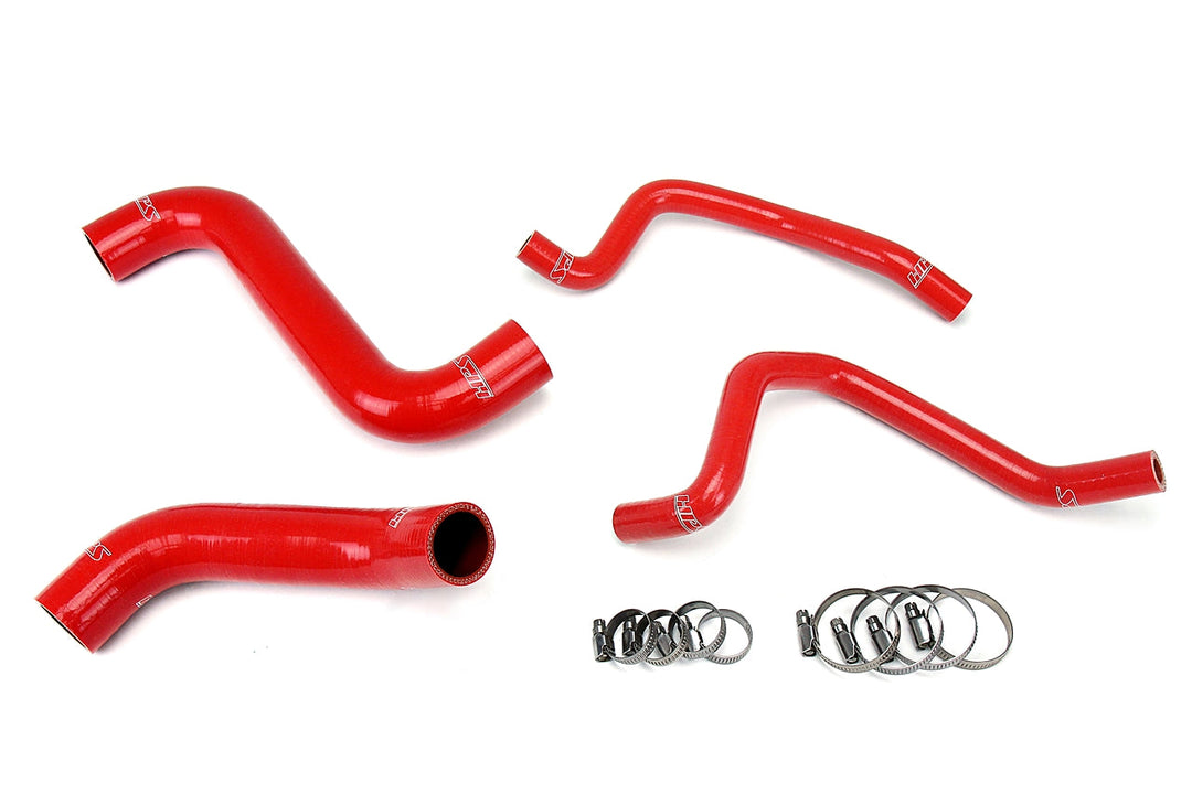 HPS Reinforced Silicone Radiator + Heater Hose Kit for 2002-2003 Subaru WRX 2.0L Turbo Red