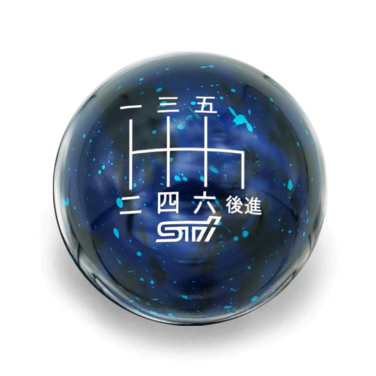 Billetworkz 6 Speed STI Shift Knob Japanese w/STI Engraving - Cosmic Space Colors