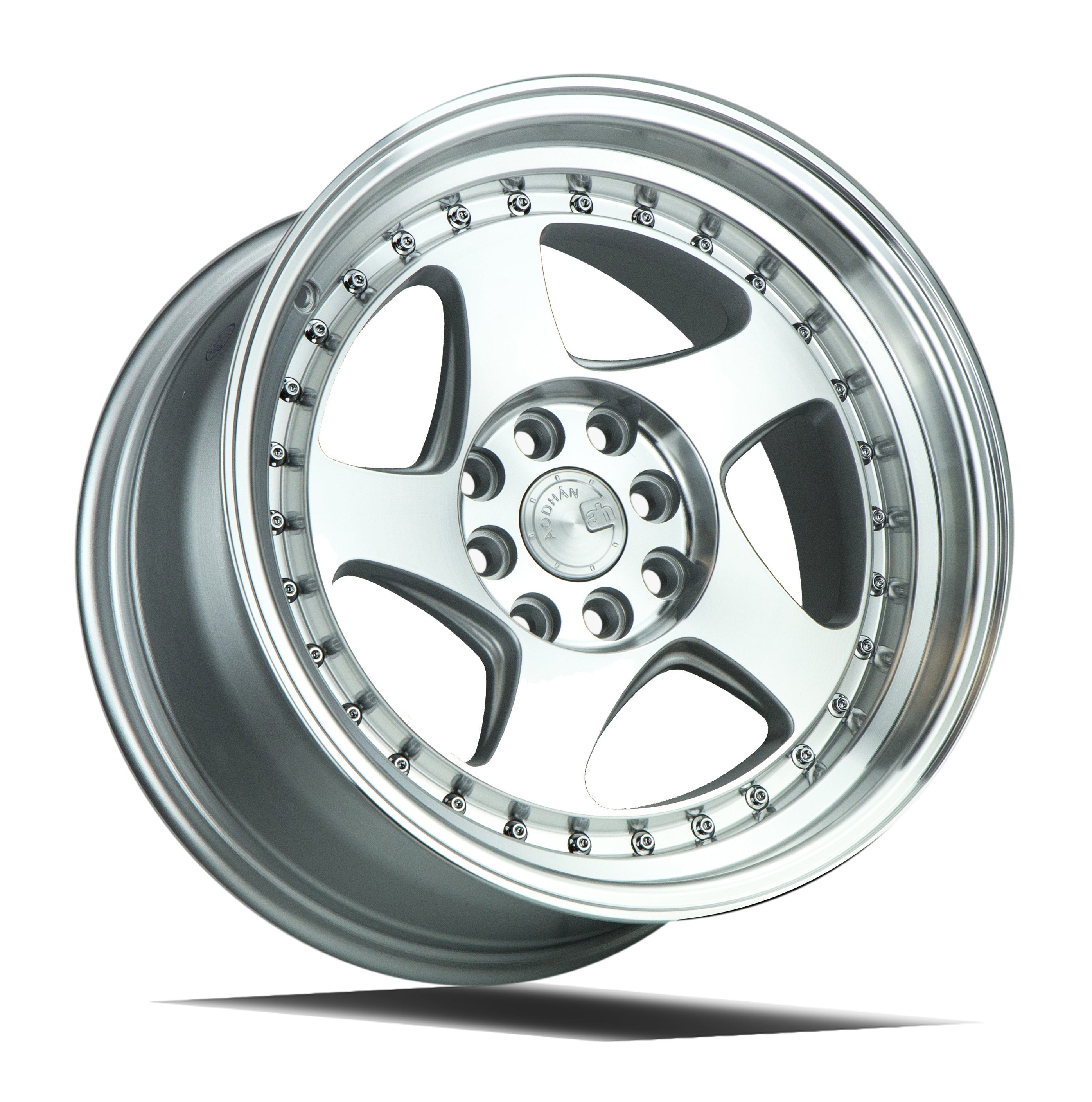 AodHan AH01 Wheels - Silver w/Machined Face