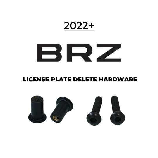 Billetworkz License Plate Delete PISTON