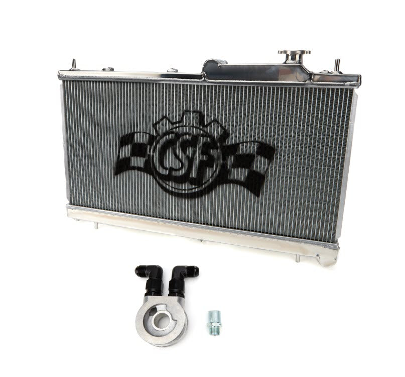 CSF Racing Radiator w/ Built-in Oil Cooler Subaru WRX 2008-2014 / STI 2008-2021