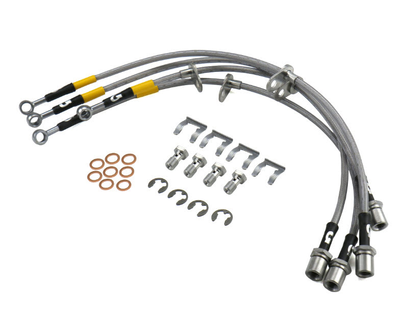 GoodRidge G-Stop Stainless Steel Front and Rear Brake Lines Subaru STI 2008-2014