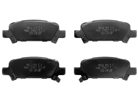 Hawk Performance HPS 5.0 Rear Brake Pads - Subaru Forester / Impreza 1998-2003 / Legacy 2000-2009 / Outback 2001-2004