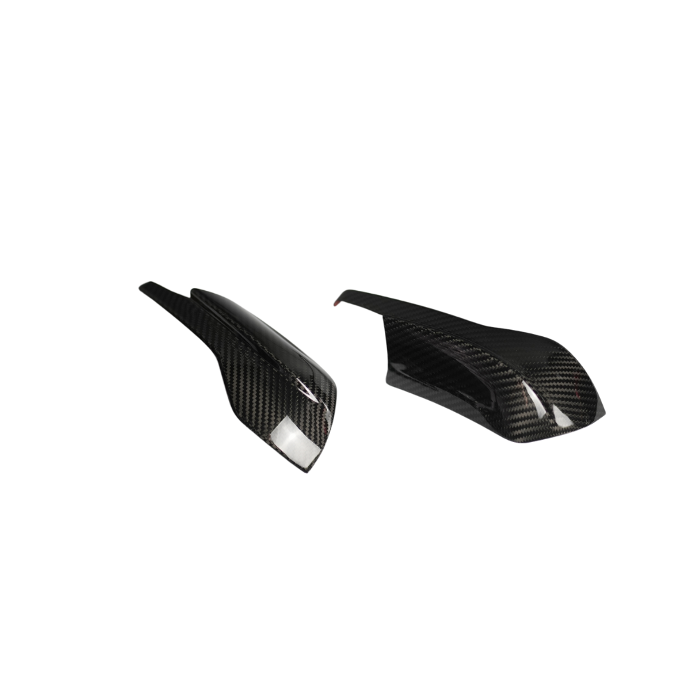 JDMuscle Tanso Dry Carbon Fiber Side Mirror Lower Trim Covers for Subaru WRX 2022-2024