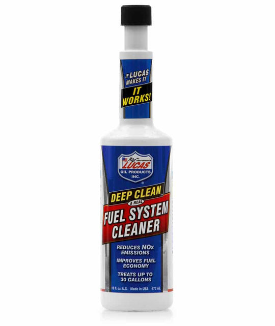 Lucas Deep Clean Fuel System Cleaner 16 Ounce Bottle