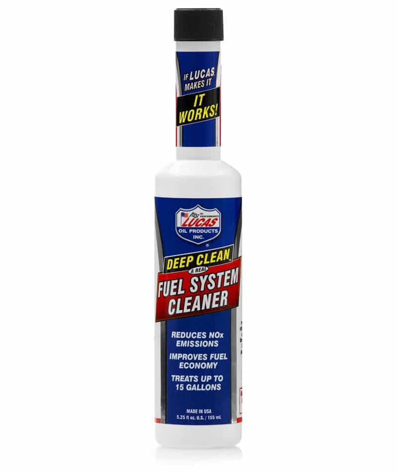 Lucas Deep Clean Fuel System Cleaner 5.25 Ounce Bottle