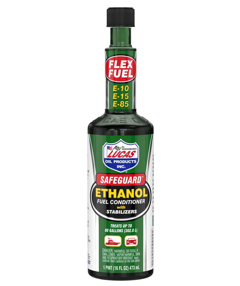 Lucas Safeguard Ethanol Fuel Conditioner 16 Ounce Battle