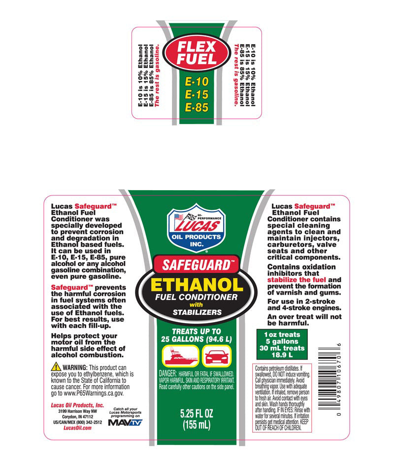 Lucas Safeguard Ethanol Fuel Conditioner