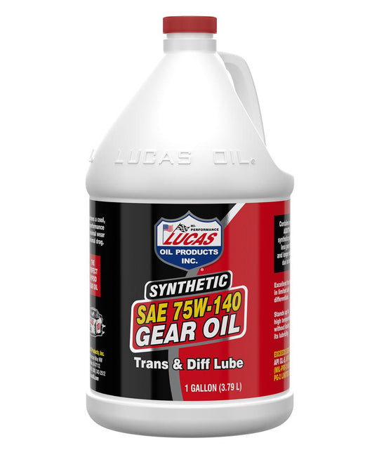 Lucas Synthetic SAE 75W-140 Gear Oil 1 Gallon