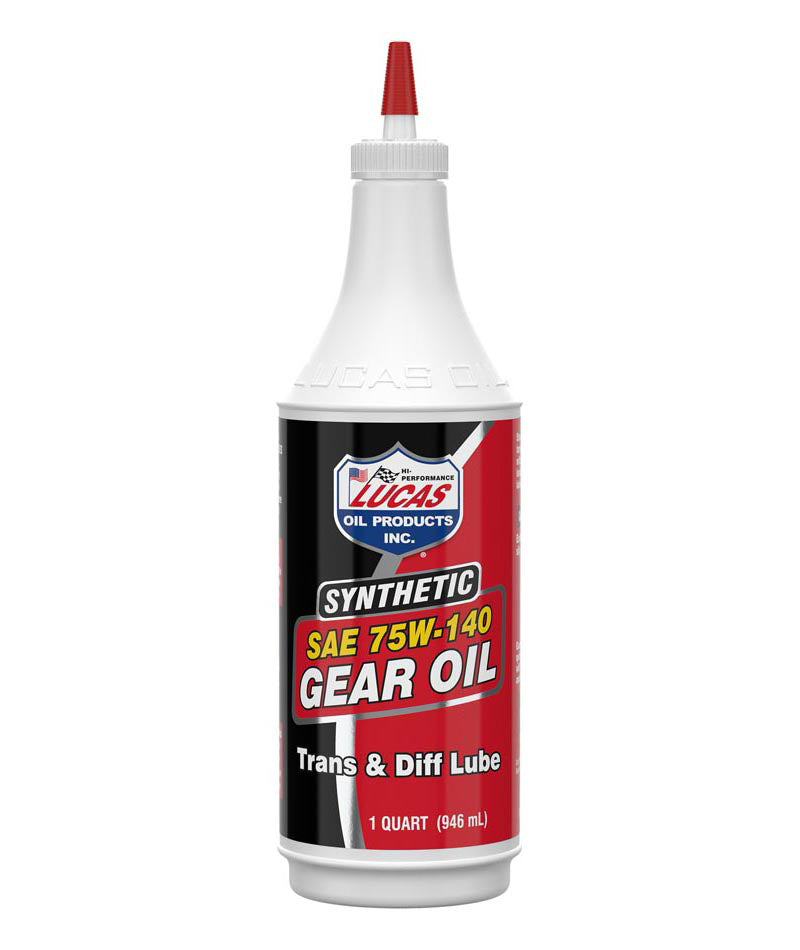 Lucas Synthetic SAE 75W-140 Gear Oil 1 Quart