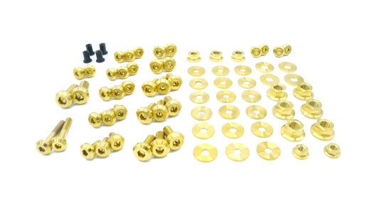 Dress Up Bolts Stage 2 Titanium Hardware Engine Bay Kit Mitsubishi Evo IX Gold