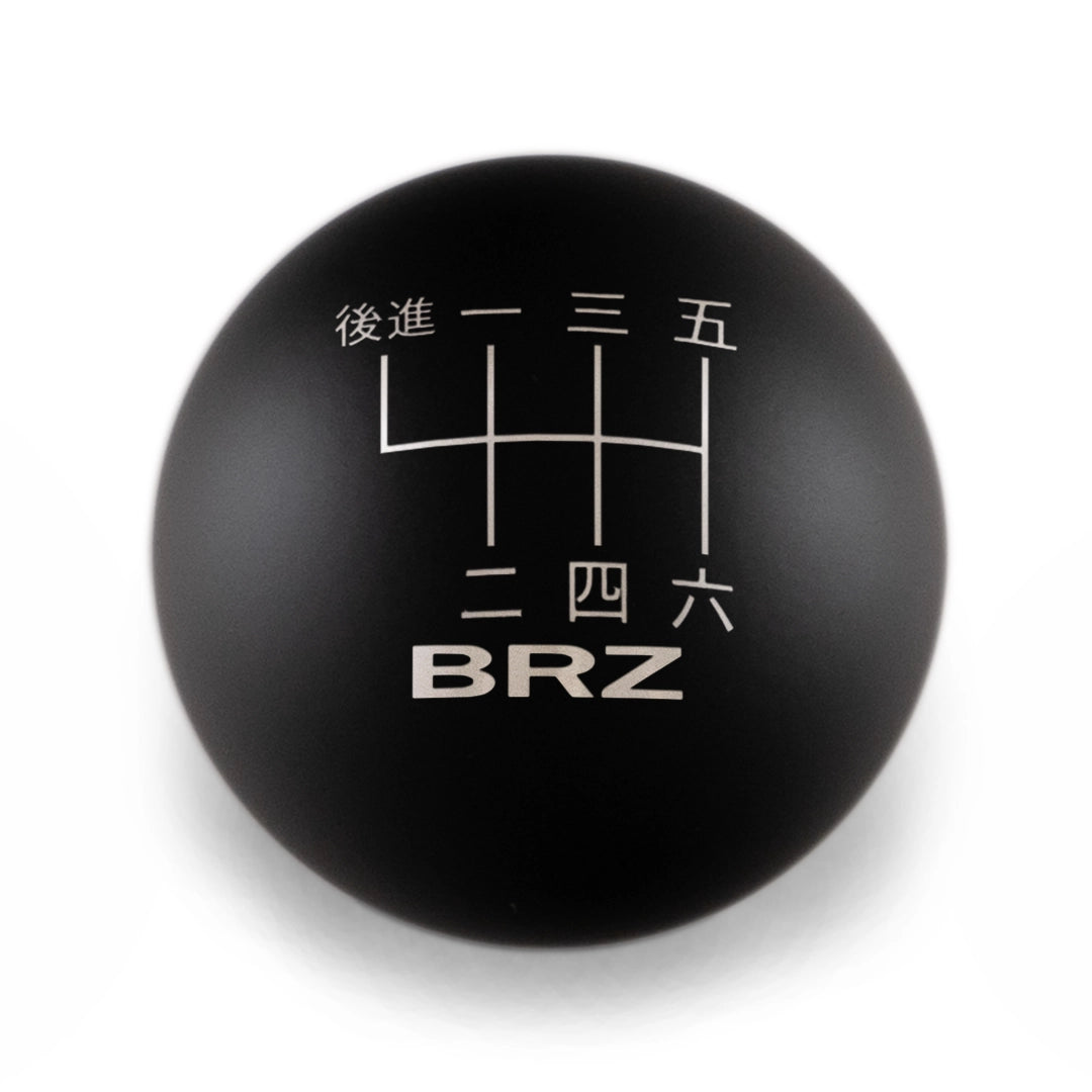 Billetworkz 6 Speed BRZ/FR-S/86 2013-2021 Shift Knob Japanese w/BRZ Engraving - Weighted