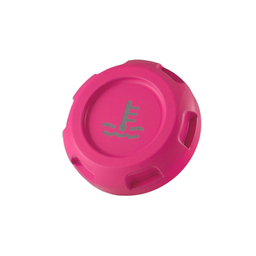 Billetworkz Zero Series Coolant Cap - Subaru 2002+ Hyper Pink Yes Add Fluid Engravings