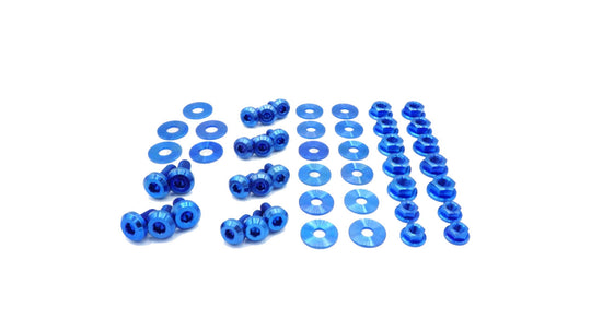 Dress Up Bolts Titanium Hardware Engine Bay Kit Subaru WRX/STI 2015-2021 Blue