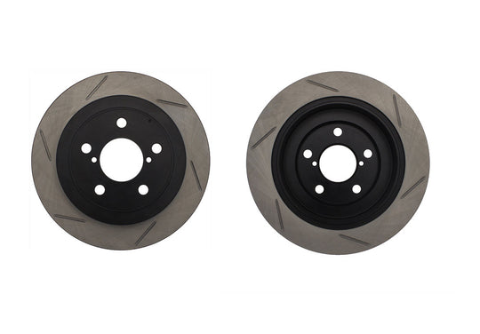 StopTech Slotted Rotor Pair Rear Left and Right Subaru WRX 2002-2005