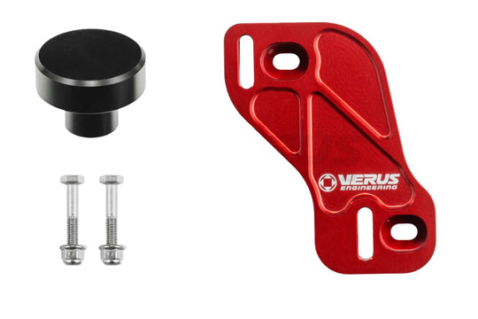 Verus Engineering Throttle Pedal Spacer BRZ / FRS / GT86 / GR86 / VB WRX - Left Hand Drive Red