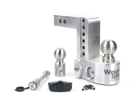 Weigh Safe Aluminum Adjustable Ball Mount Drop Hitch