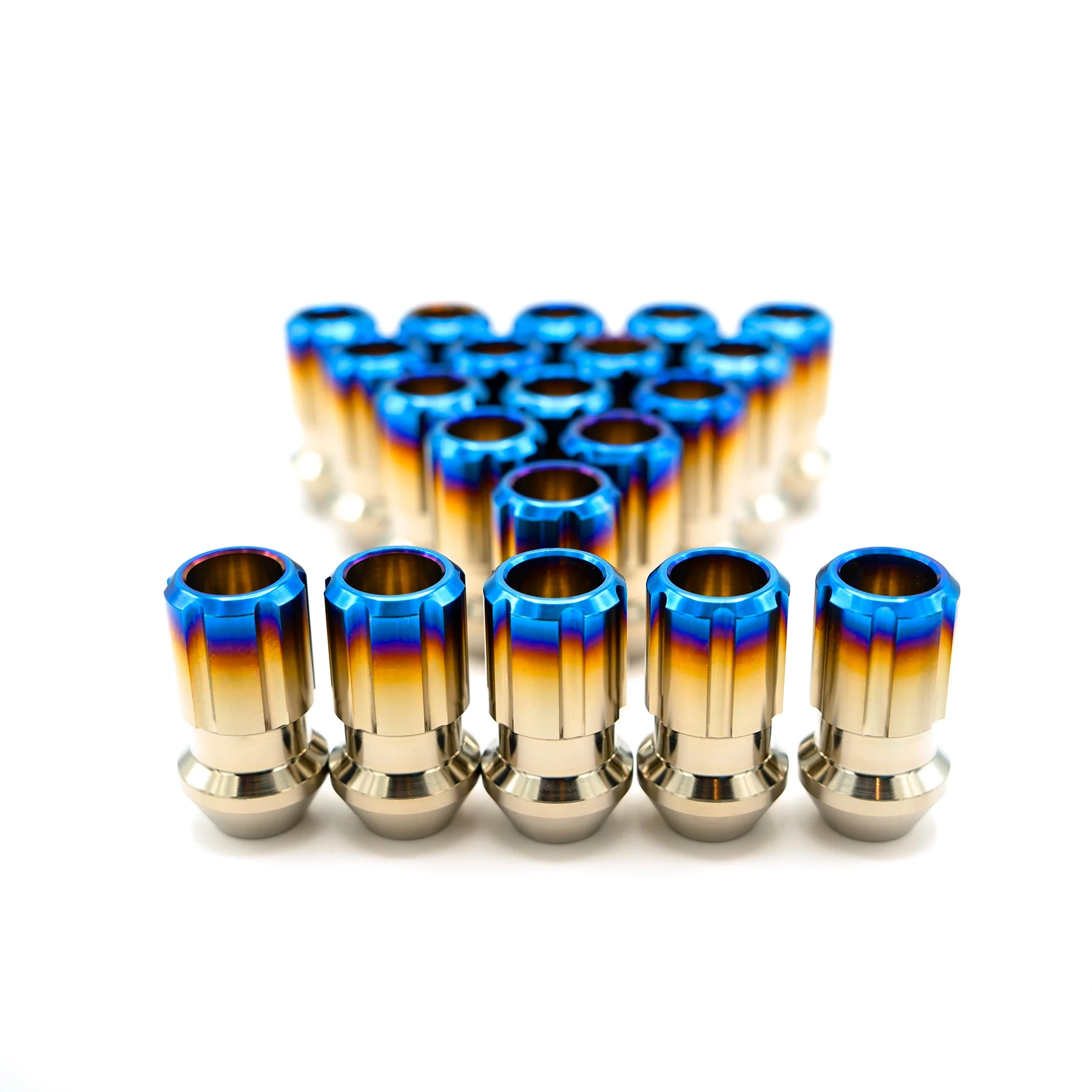 Billetworkz Titanium Lug Nuts - Set of 20 - Torched Titanium