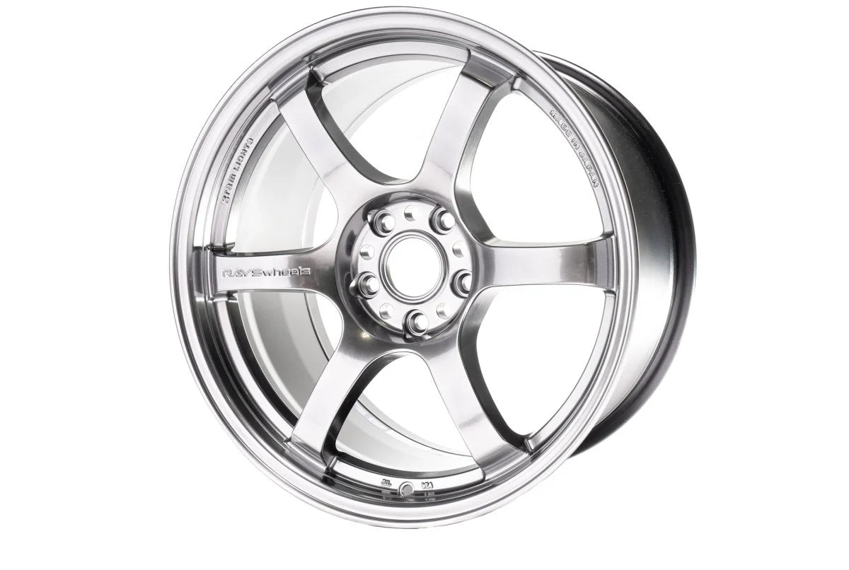 Gram Lights 57DR 18x9.5 5x114.3 38mm - Grace Silver Wheel