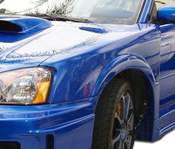 Duraflex 2004-2005 Subaru Impreza WRX STI 4DR C-GT Wide Body Front Fenders - 2 Piece