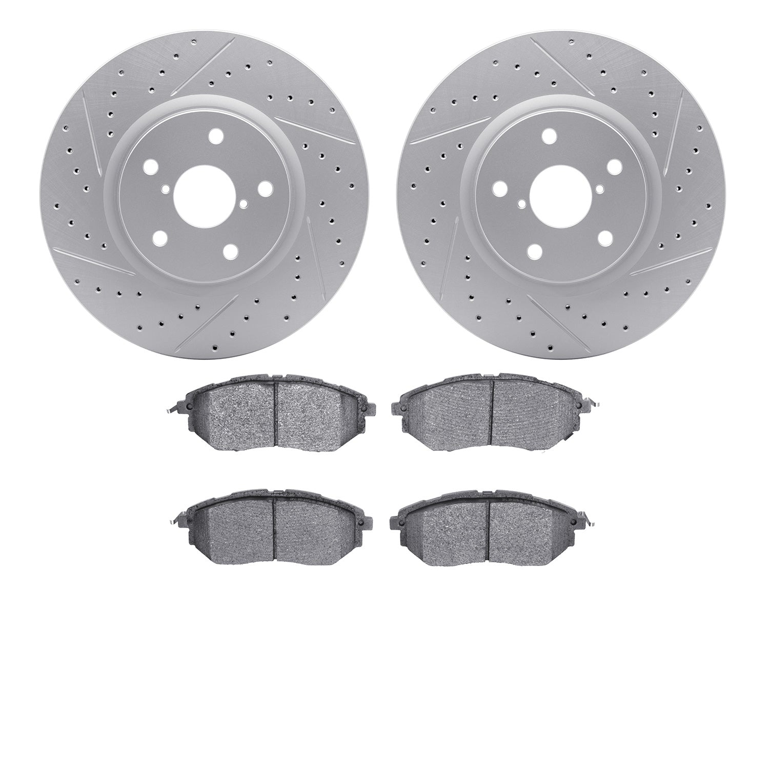 R1 Concepts Brake Rotors Carbon Coated D/S w/Perf Sport Pads Subaru B9 Tribeca 2007-06, Legacy 2019-15, Outback 2019-15, Tribeca 2014-08, WRX 2021-15