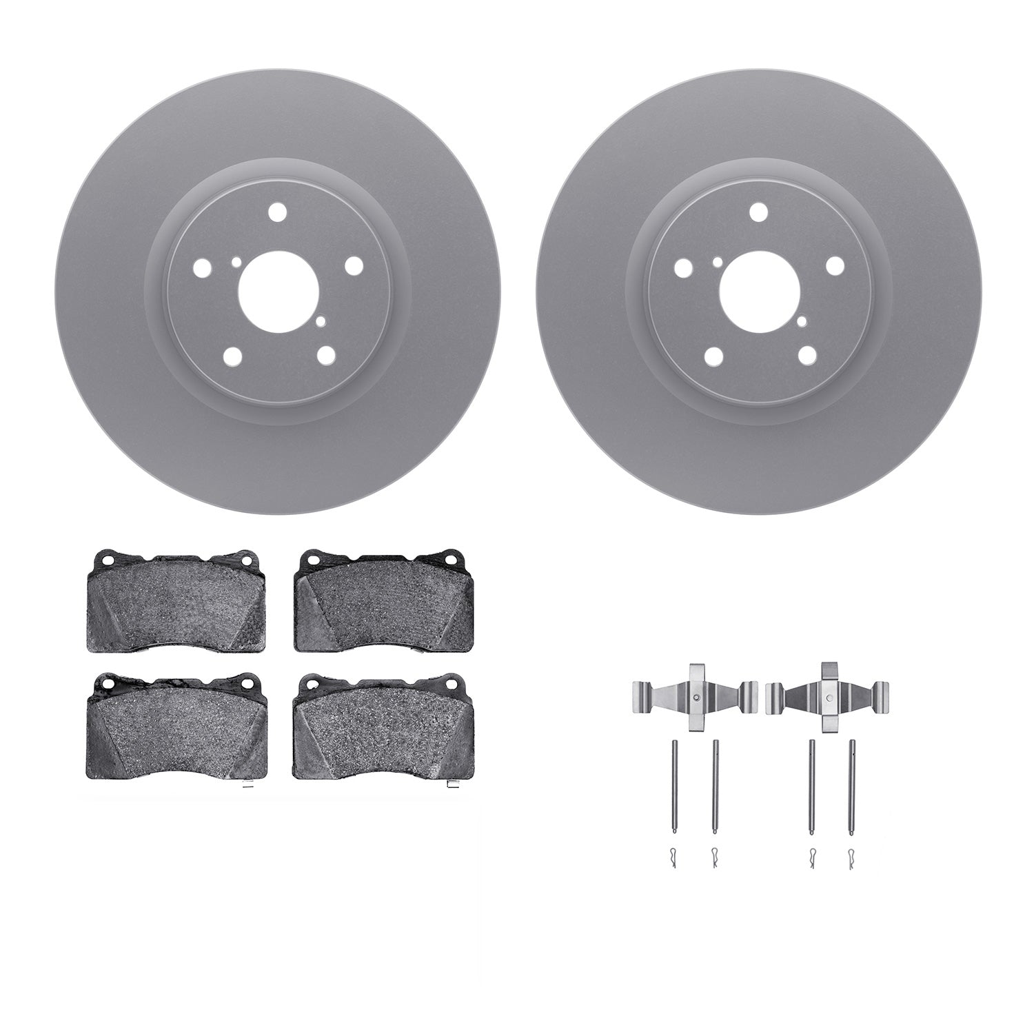 R1 Concepts Brake Rotor Carbon Coated with Ceramic Pads Subaru Impreza 2014-05, WRX 2020, WRX STI 2017-13