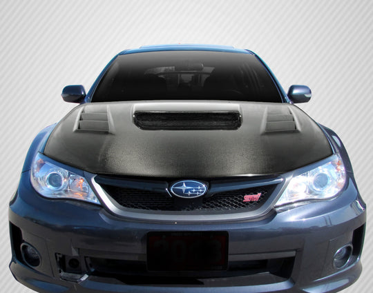 Carbon Creations 2008-2011 Subaru Impreza / 2008-2014 WRX STI DriTech C-1 Hood - 1 Piece