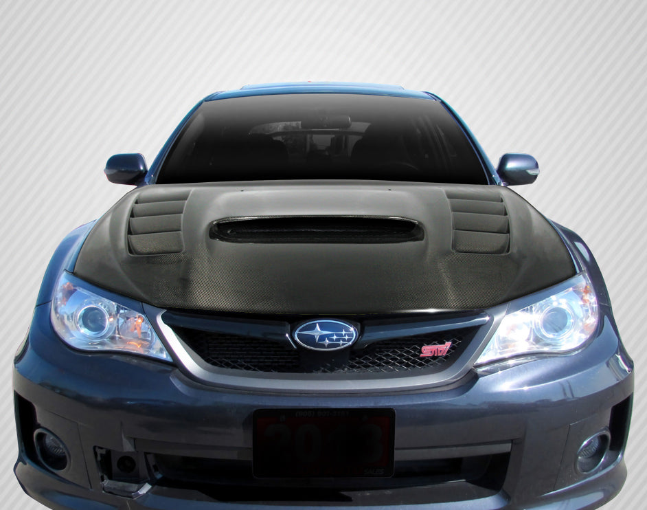 Carbon Creations 2008-2011 Subaru Impreza / 2008-2014 WRX STI DriTech VR-S Hood - 1 Piece