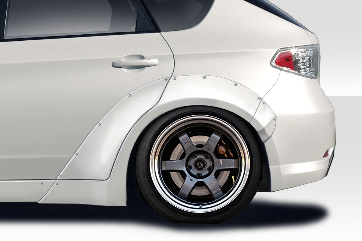 Duraflex 2008-2011 Subaru Impreza 2008-2010 Impreza WRX 4DR 5DR MSR Rear Fender Flares - 6 Piece