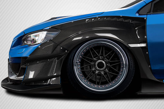 Carbon Creations 2015-2021 Subaru WRX STI VRS Wide Body Front Fenders - 8 Piece