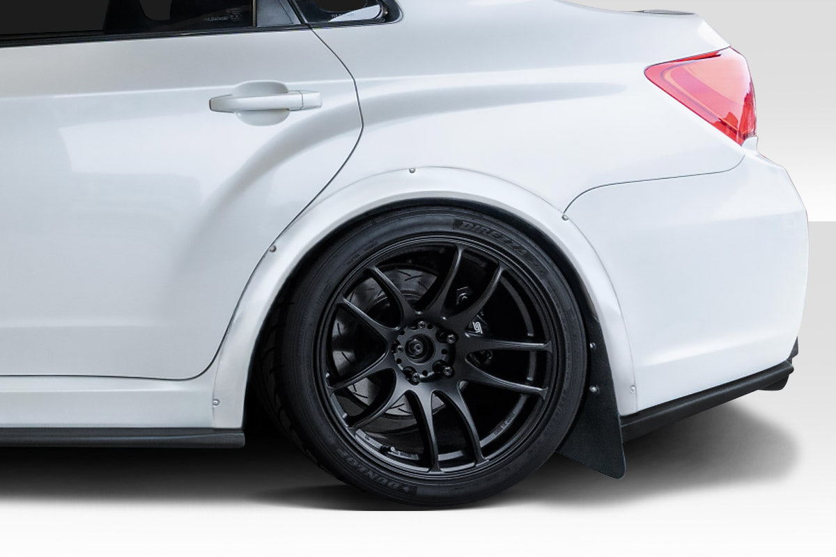 Duraflex 2011-2014 Subaru Impreza WRX STI 4DR Rally Rear Fender Flares - 2 Pieces