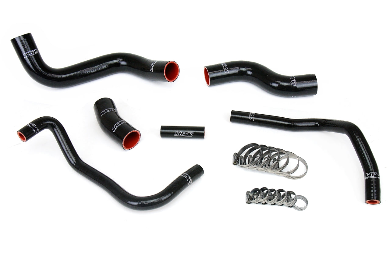 HPS Silicone Radiator + Heater Coolant Hose Kit for Subaru 2013-2020 BRZ, Scion 2013-2016 FRS and Toyota 2017-2020 86 Black