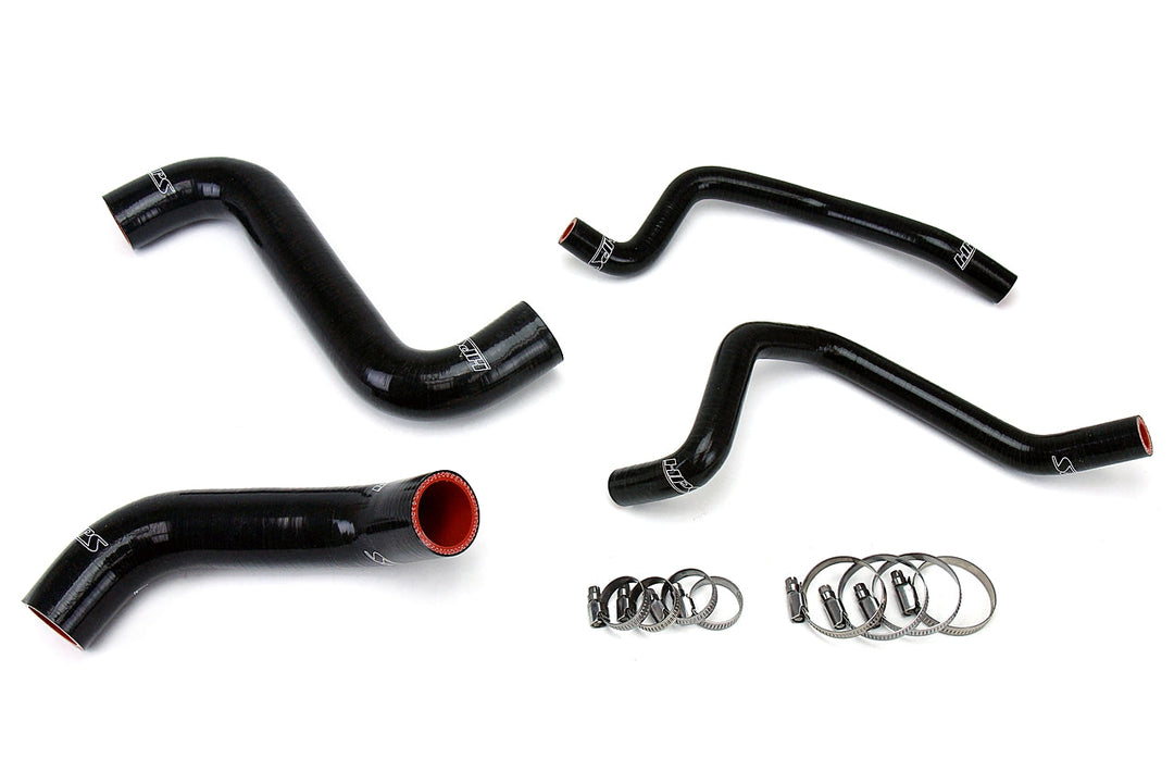 HPS Reinforced Silicone Radiator + Heater Hose Kit for 2004 Subaru WRX 2.0L Turbo Black