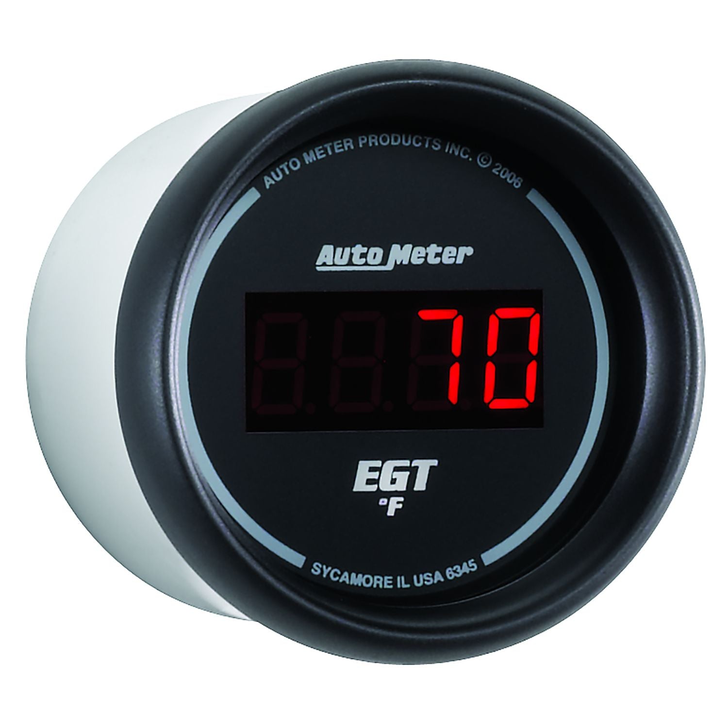 Autometer Sport-Comp Digital EGT Exhaust Gas Temperature Gauge Red LED 52mm