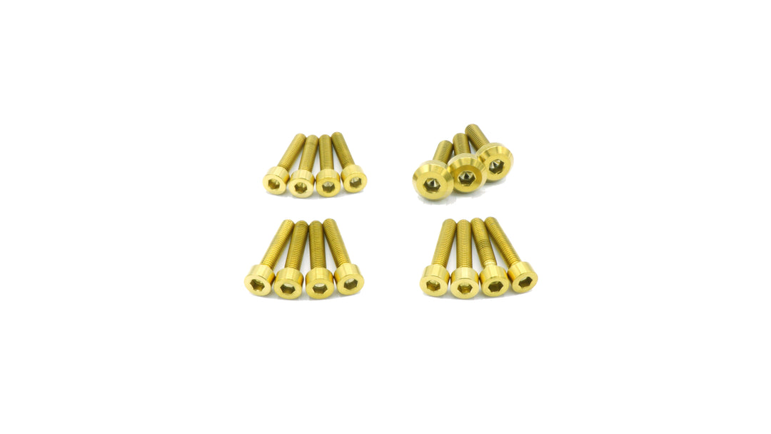 Dress Up Bolts Stage 1 Titanium Hardware Engine Kit RB26 Engine Gold