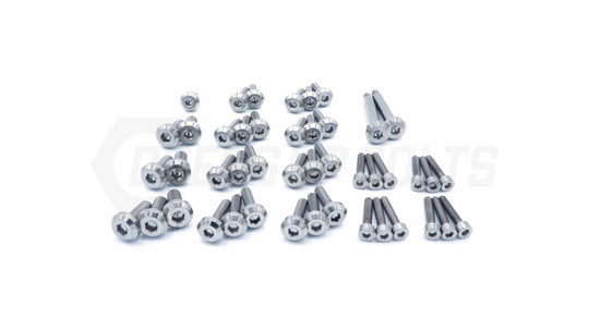 Dress Up Bolts Stage 2 Titanium Hardware Engine Kit RB25 Engine Polished