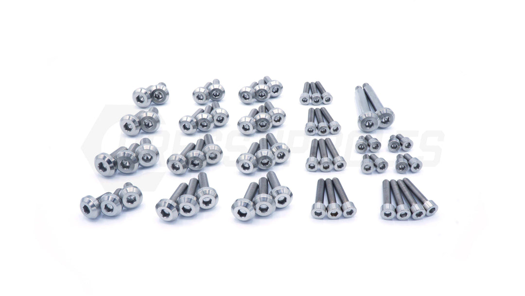 Dress Up Bolts Stage 3 Titanium Hardware Engine Kit RB25 Engine Polished