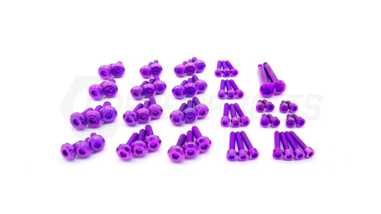 Dress Up Bolts Stage 3 Titanium Hardware Engine Kit RB25 Engine Purple