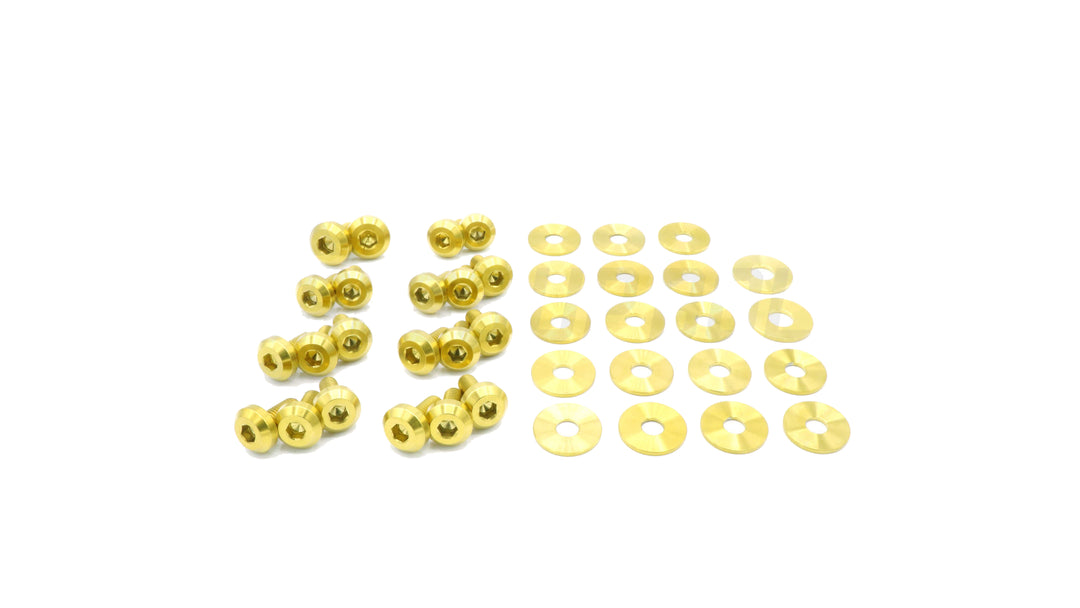 Dress Up Bolts Titanium Partial Engine Bay Kit Scion FR-S (2013-2016) Gold